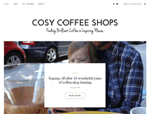 Tablet Screenshot of cosycoffeeshops.co.uk